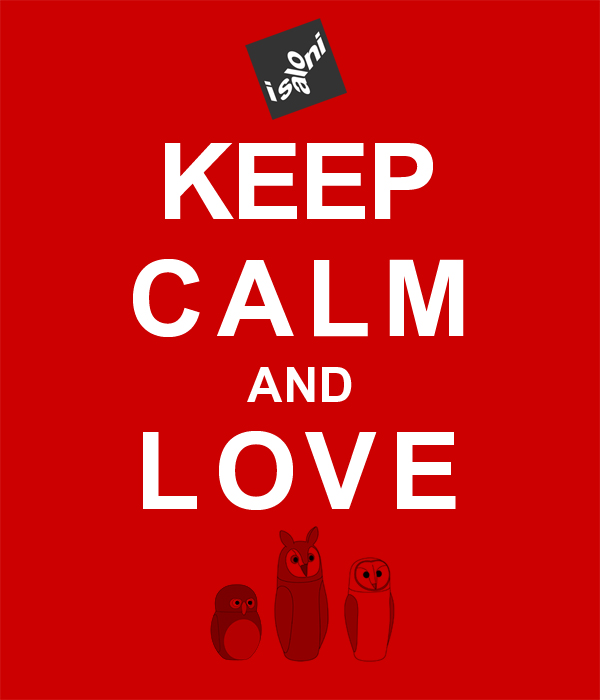 keep calm and love the owls 600px